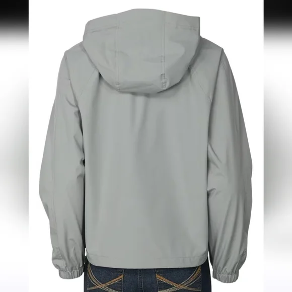 Natural Reflections Landscape Windbreaker Rain Jacket Size XL Light Grey Outdoor - Picture 2 of 14